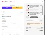 Sallyrose coupon verification screenshot