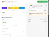 Sallyrose coupon verification screenshot