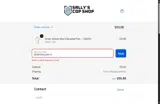 Sally's Cop Shop coupon verification screenshot