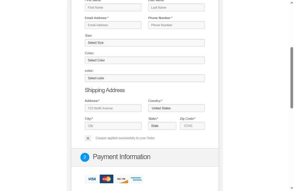 SamCart checkout page showing SamCart coupon code box | Screenshot taken by SimplyCodes community member on Jan 11, 2026