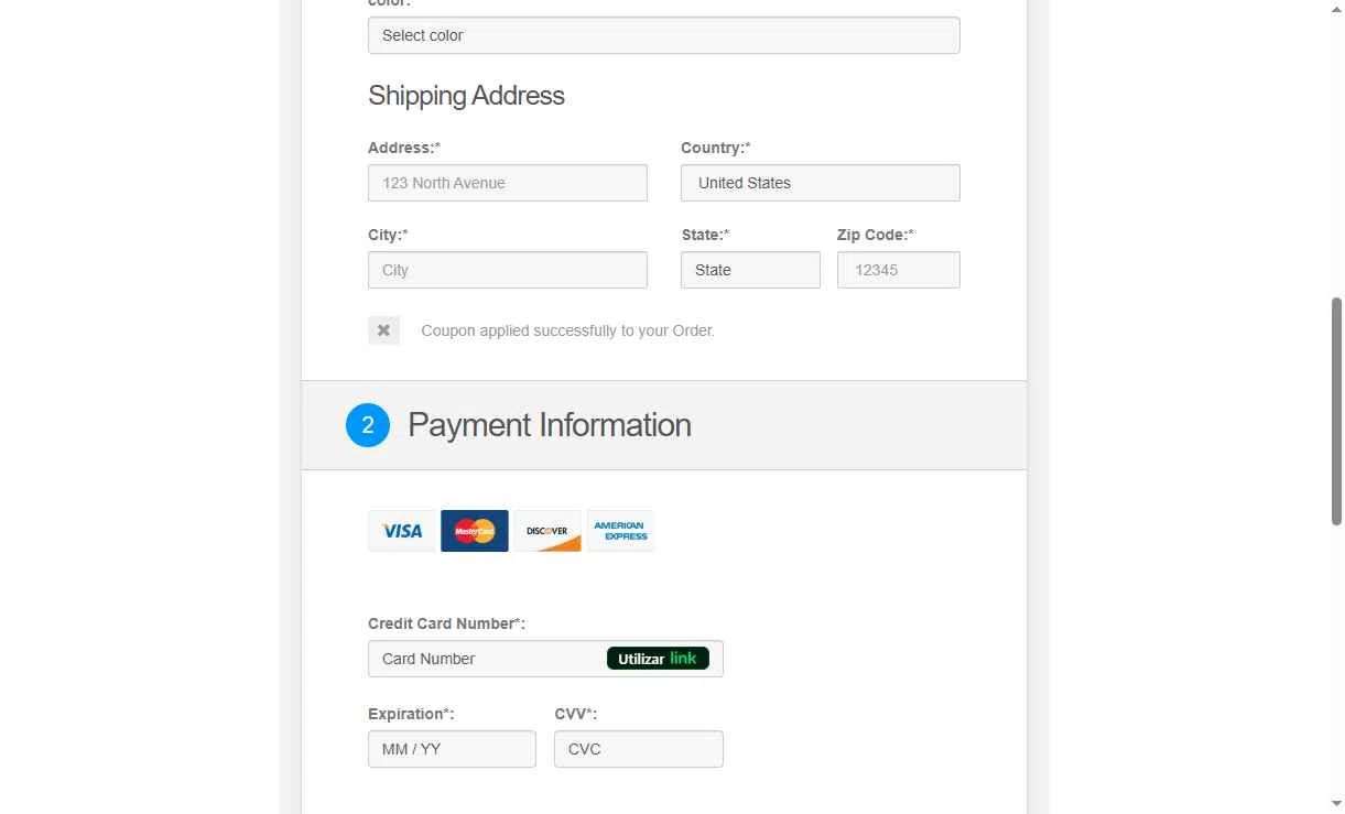 SamCart checkout page showing SamCart coupon code box | Screenshot taken by SimplyCodes community member on Nov 12, 2025