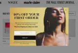 WELCOME10 coupon verification screenshot
