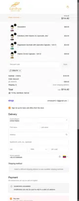 20MUFA coupon verification screenshot