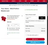 San Diego Padres coupon verification screenshot