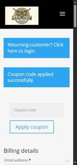 balance coupon verification screenshot