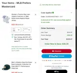 San Francisco Giants coupon verification screenshot