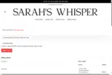 WHISPER10%OFF coupon verification screenshot