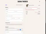 Sasha Therese coupon verification screenshot