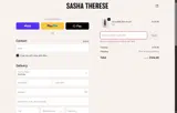 Sasha Therese coupon verification screenshot