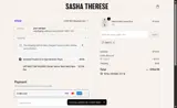 Sasha Therese coupon verification screenshot