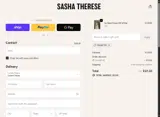 Sasha Therese coupon verification screenshot