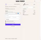 Sasha Therese coupon verification screenshot