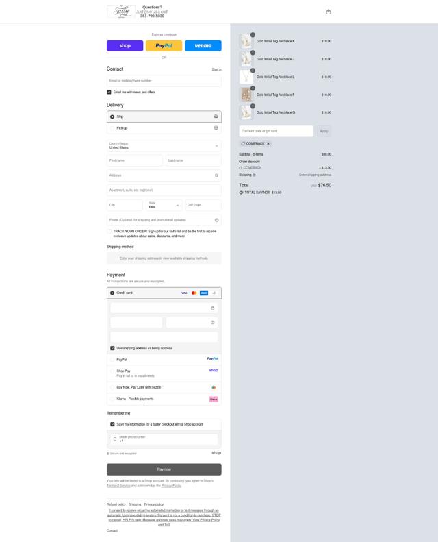 Sassy checkout page showing Sassy discount code box | Screenshot taken by SimplyCodes community member on Sep 12, 2025