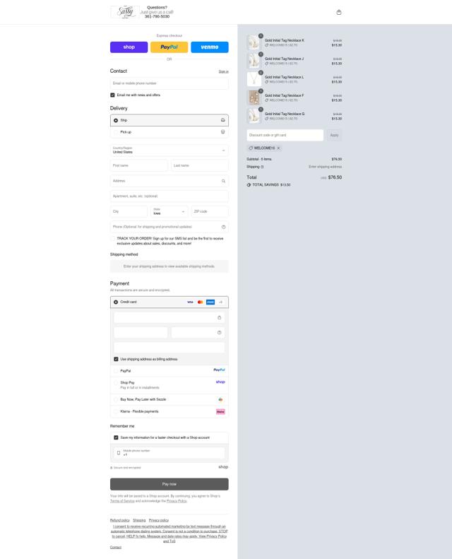 Sassy checkout page showing Sassy discount code box | Screenshot taken by SimplyCodes community member on Sep 12, 2025