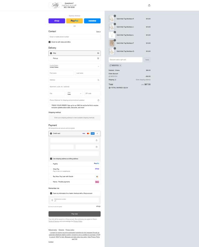 Sassy checkout page showing Sassy discount code box | Screenshot taken by SimplyCodes community member on Sep 12, 2025