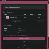 SUMMERSAVE coupon verification screenshot
