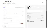 SAVD Clothing coupon verification screenshot