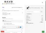 SAVD Clothing coupon verification screenshot