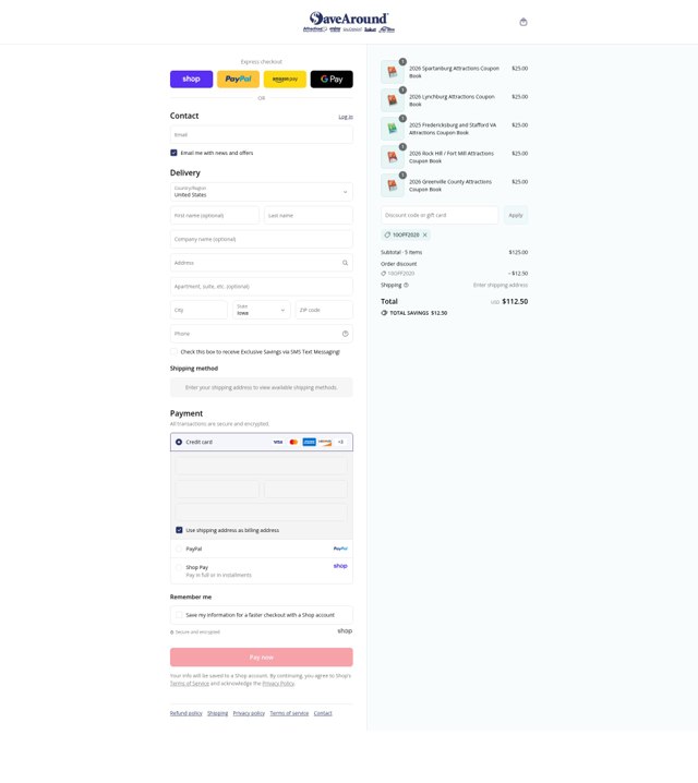 SaveAround checkout page showing SaveAround coupon code box | Screenshot taken by SimplyCodes community member on Sep 7, 2025