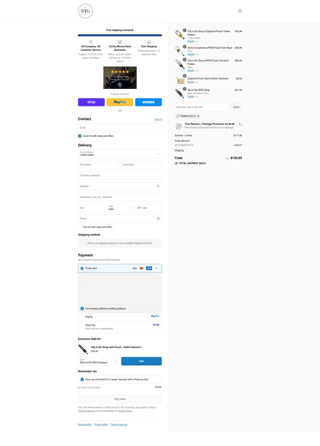 Save the Girls checkout page showing Save the Girls discount code box | Screenshot taken by SimplyCodes community member on Sep 14, 2025