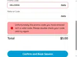 HELLO2026 coupon verification screenshot