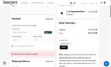 Sawyer Products coupon verification screenshot