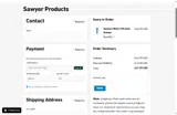 Sawyer Products coupon verification screenshot