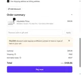 Saybrook Sleep coupon verification screenshot