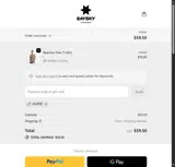 Saysky coupon verification screenshot