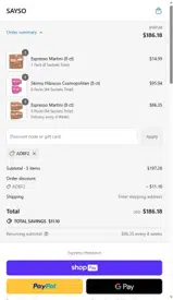 adbf2 coupon verification screenshot