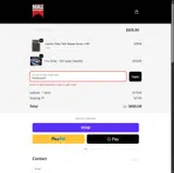 Scale Motorsport coupon verification screenshot
