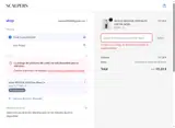 WELCOME10 coupon verification screenshot