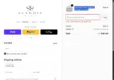 Scandia Home coupon verification screenshot