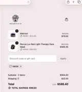 Scantifix coupon verification screenshot