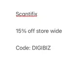 Scantifix coupon verification screenshot