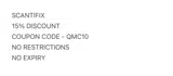 Scantifix coupon verification screenshot