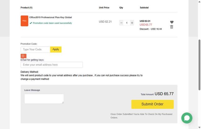 SCDKey checkout page showing SCDKey coupon code box | Screenshot taken by SimplyCodes community member on Jul 24, 2025