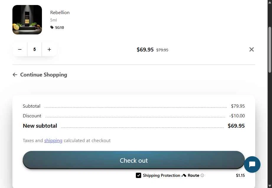 ScentsGift checkout page showing ScentsGift coupon code box | Screenshot taken by SimplyCodes community member on Feb 13, 2026
