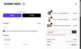 Schmidt Bros coupon verification screenshot