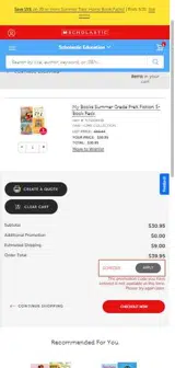 SCHED10 coupon verification screenshot