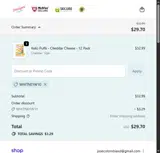 WHITNEYW10 coupon verification screenshot
