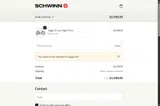 Schwinn Bikes coupon verification screenshot