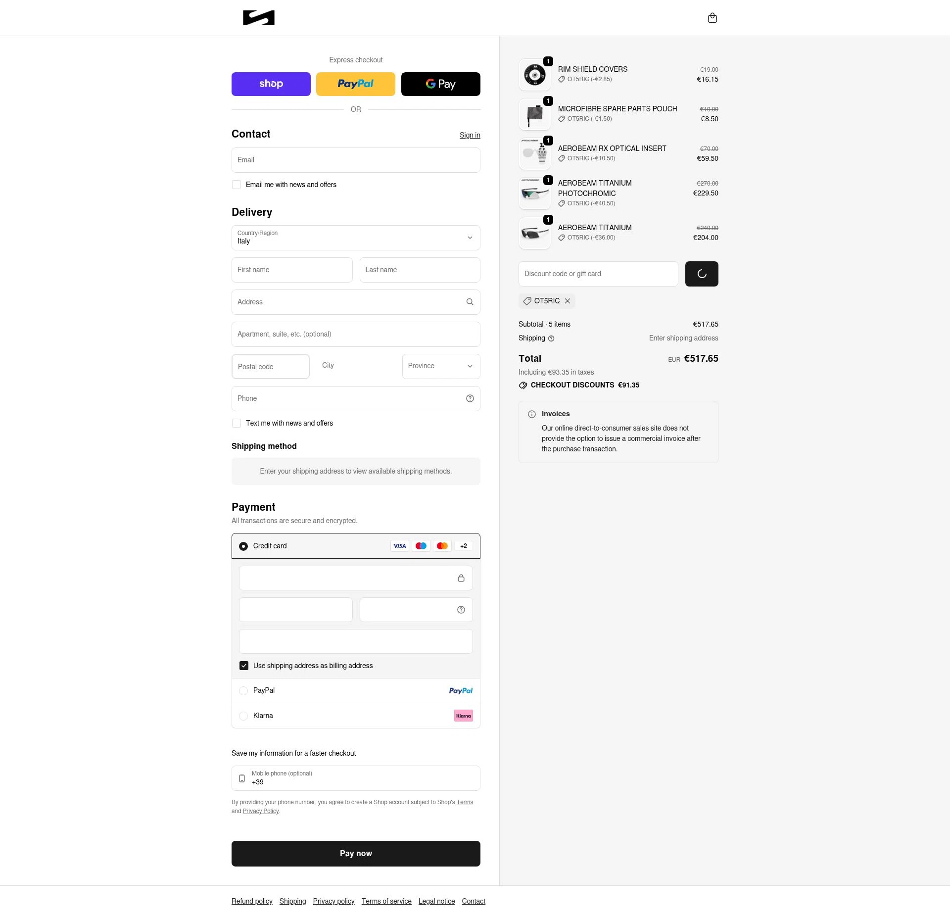 Scicon Sports checkout page showing Scicon Sports promo code box | Screenshot taken by SimplyCodes community member on Feb 10, 2026