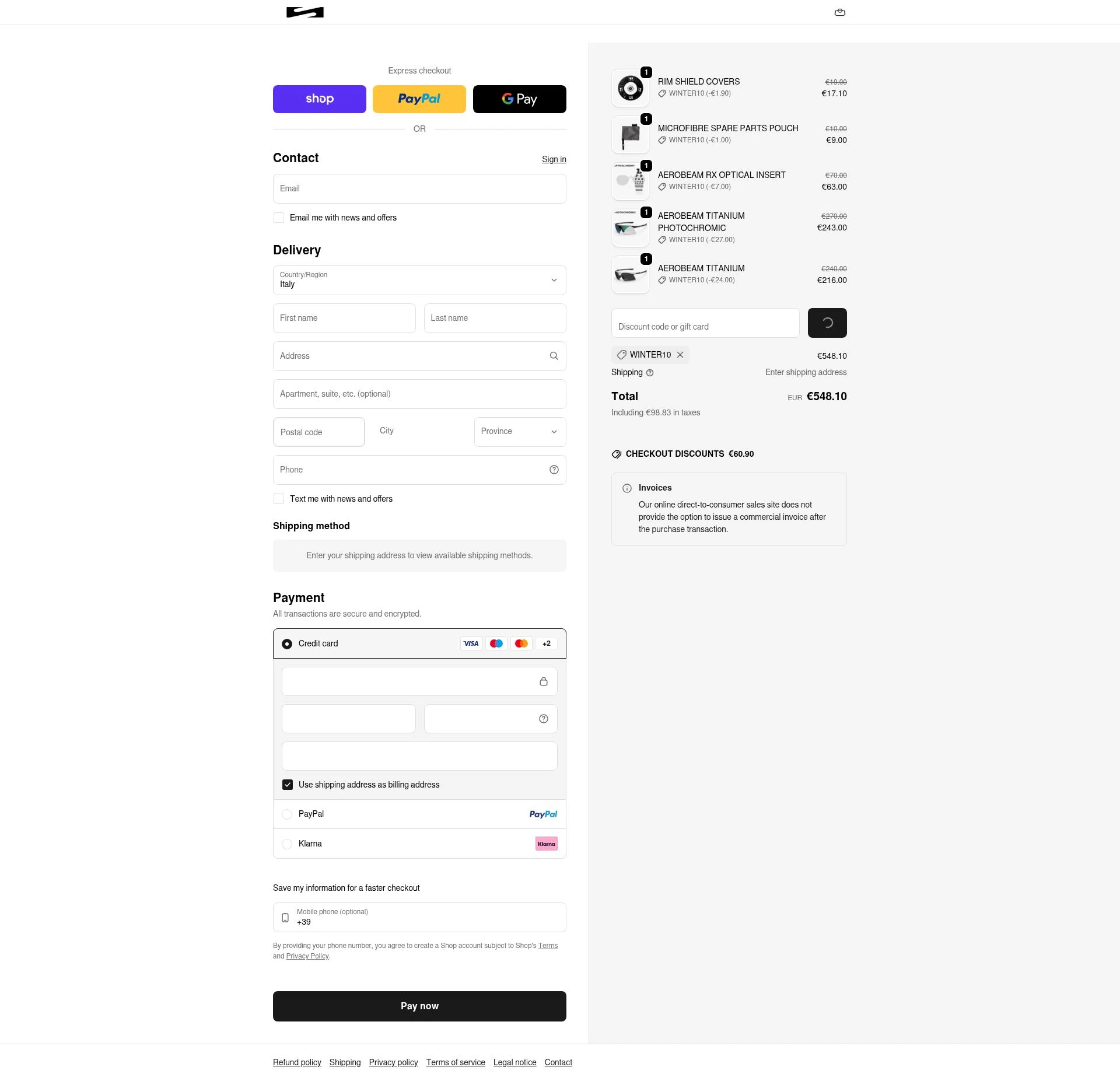 Scicon Sports checkout page showing Scicon Sports promo code box | Screenshot taken by SimplyCodes community member on Feb 5, 2026
