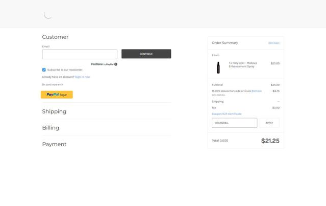 Science Serum checkout page showing Science Serum coupon code box | Screenshot taken by SimplyCodes community member on Aug 11, 2025