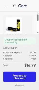 saleptq coupon verification screenshot
