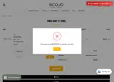 Scojo coupon verification screenshot