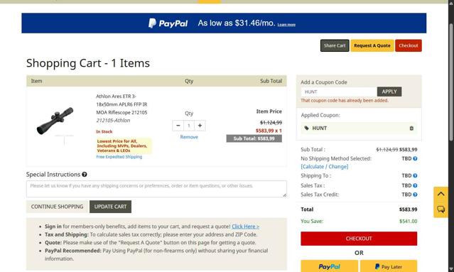 Scopelist checkout page showing Scopelist promo code box | Screenshot taken by SimplyCodes community member on Jun 26, 2025