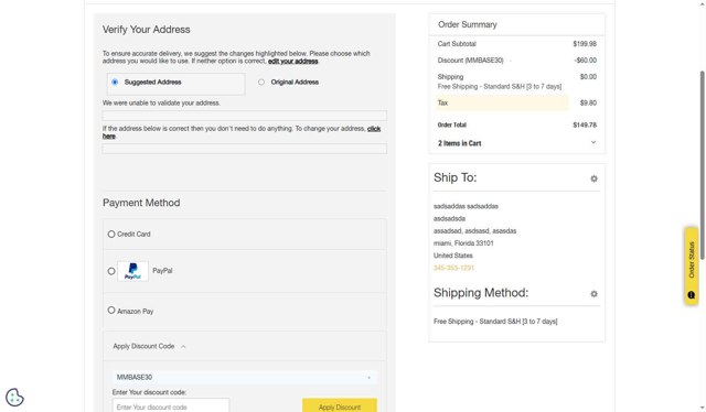 Scosche checkout page showing Scosche promo code box | Screenshot taken by SimplyCodes community member on Jun 11, 2025
