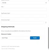 Scott's Dental Supply coupon verification screenshot